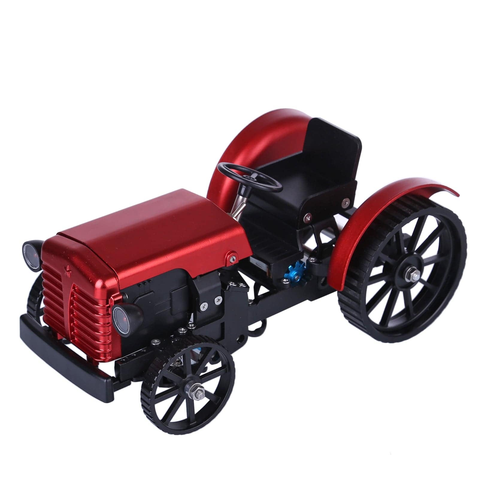 Mini APP Controlled Electric Metal Red Tractor Model(423Pcs)