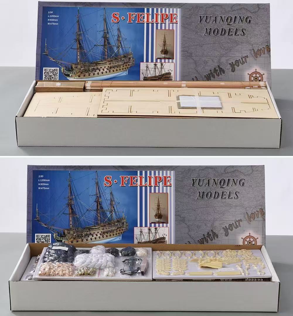 St. Philip 1:50 3D Wooden Ship