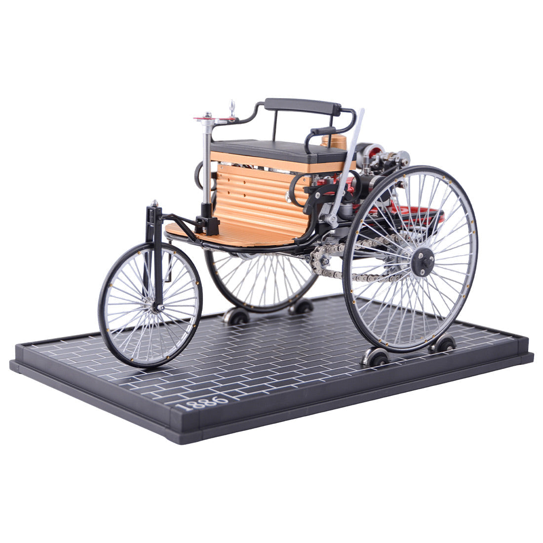 World's 1st Car 3D Metal Model Building Kits(430pcs)