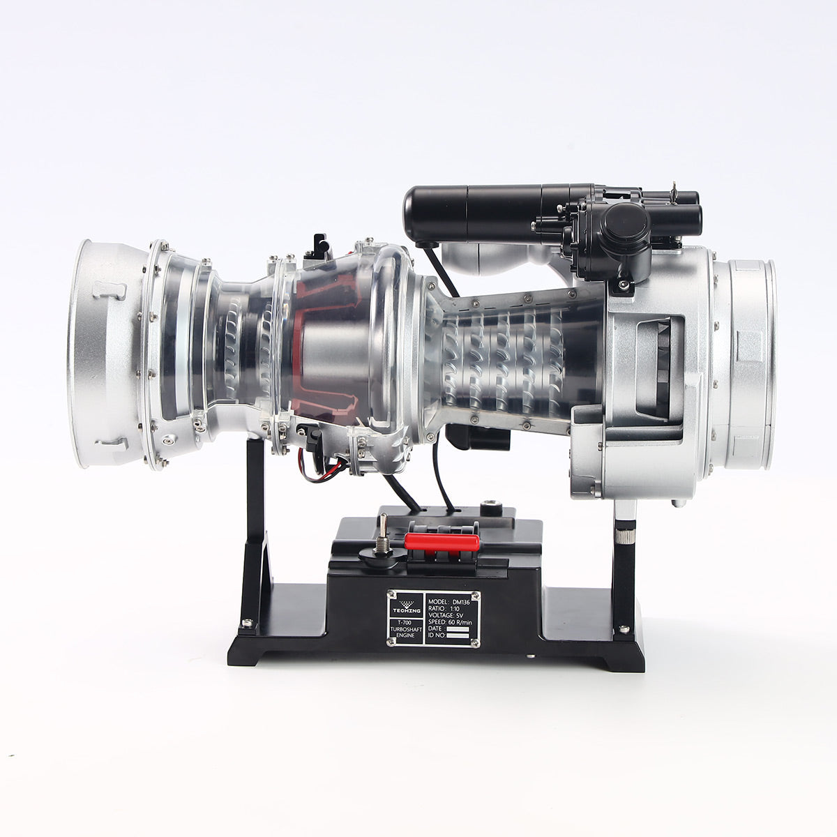 1/4 Scale Metal Simulation Electric Military Helicopter Turboshaft Engine Model Kit