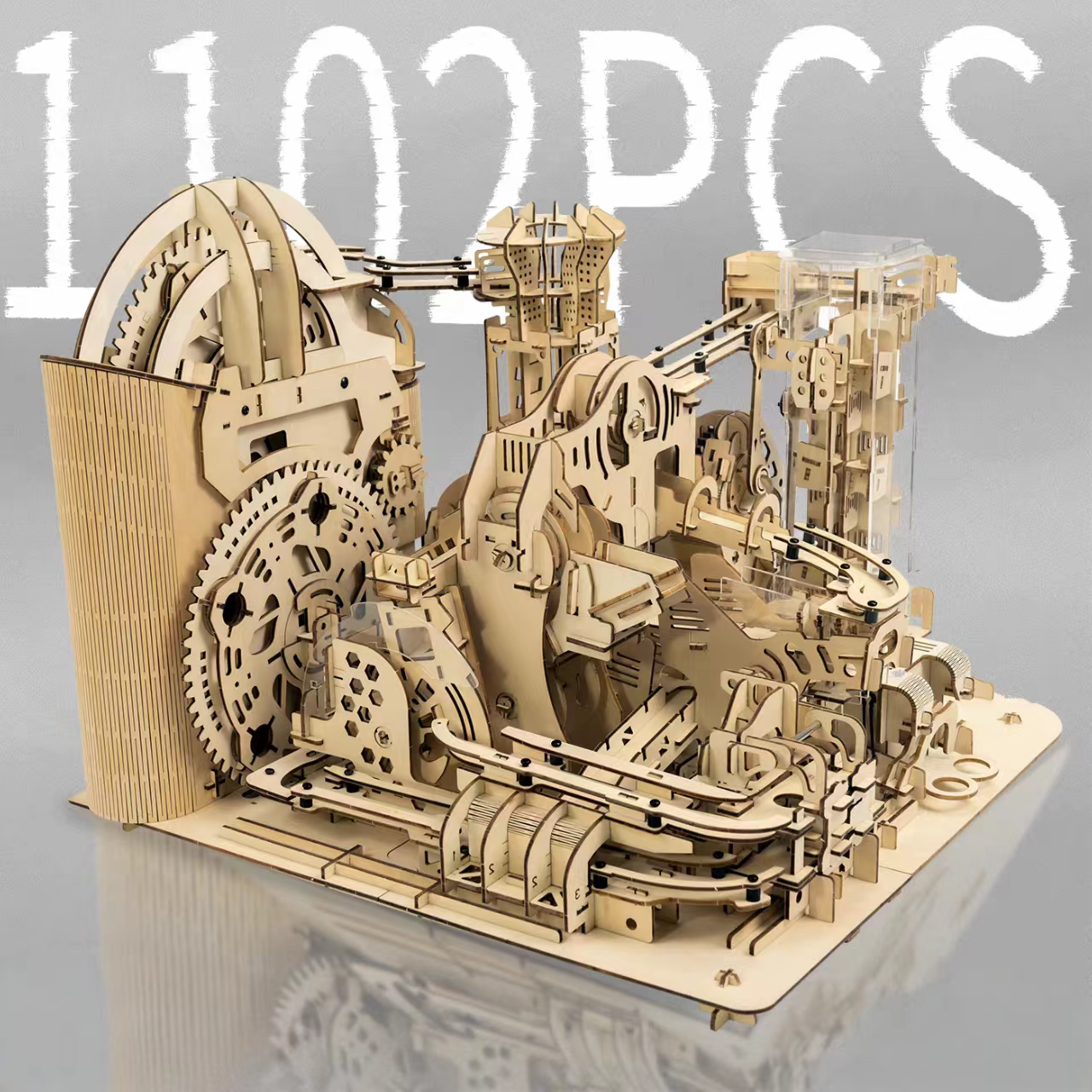 Mechanical Air Island Marble Run