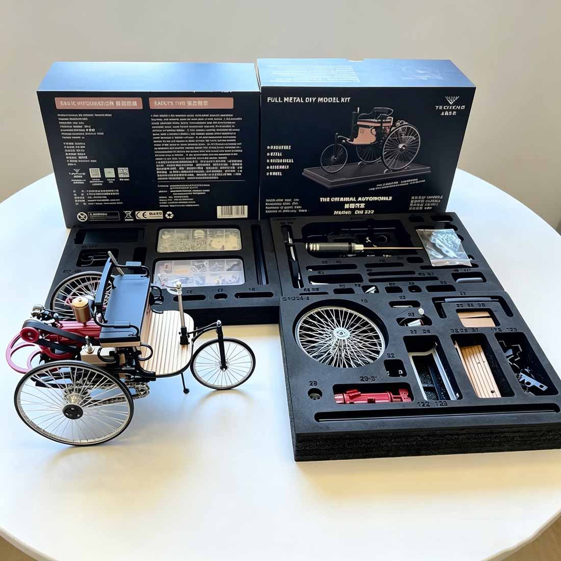 World's 1st Car 3D Metal Model Building Kits(430pcs)