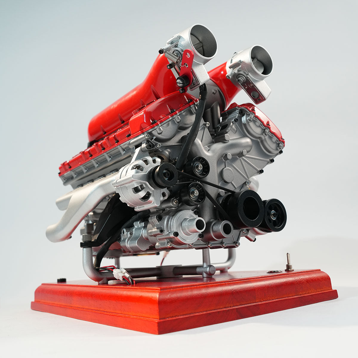 1/4 V12 Visible Electric Supercar Engine DIY Metal Kit(800+PCS)