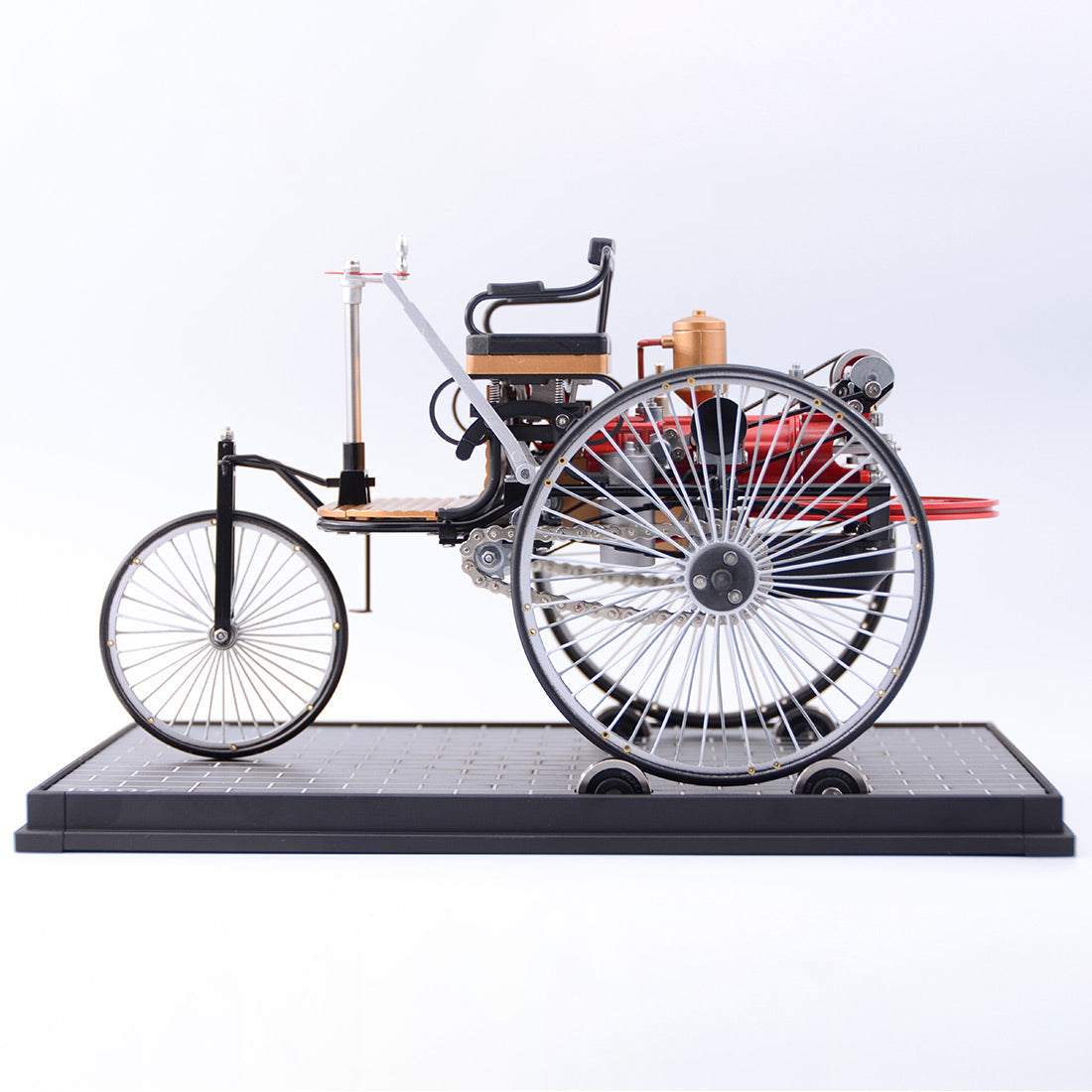 World's 1st Automobile Full Metal Three-Wheel Model Kit(430+Pcs)