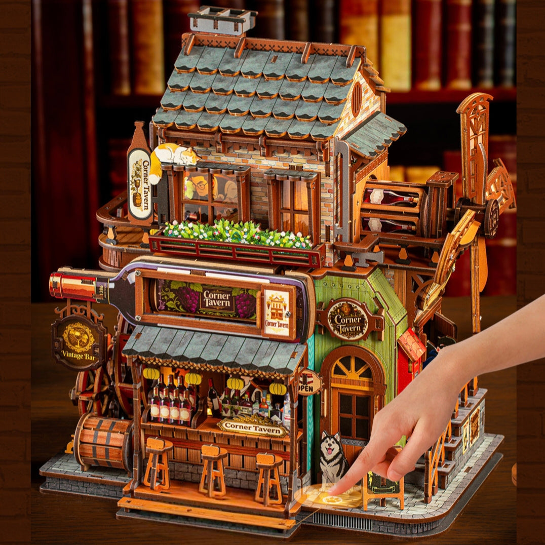 Corner Tavern 3D Wooden Puzzle