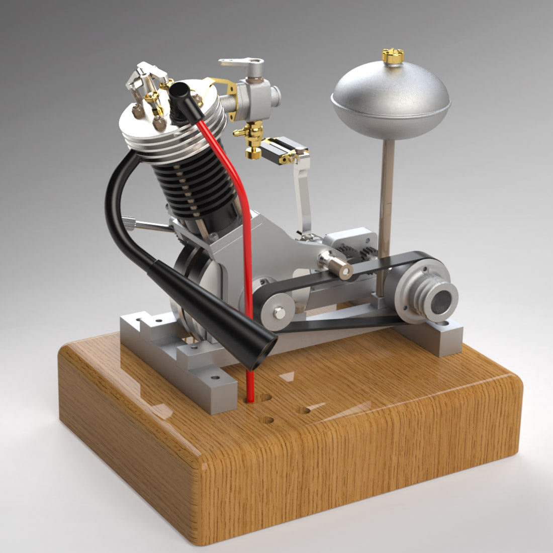 Hoglet V1 Single-Cylinder 4-Stroke Gasoline Realistic Motorcycle Internal Combustion Engine