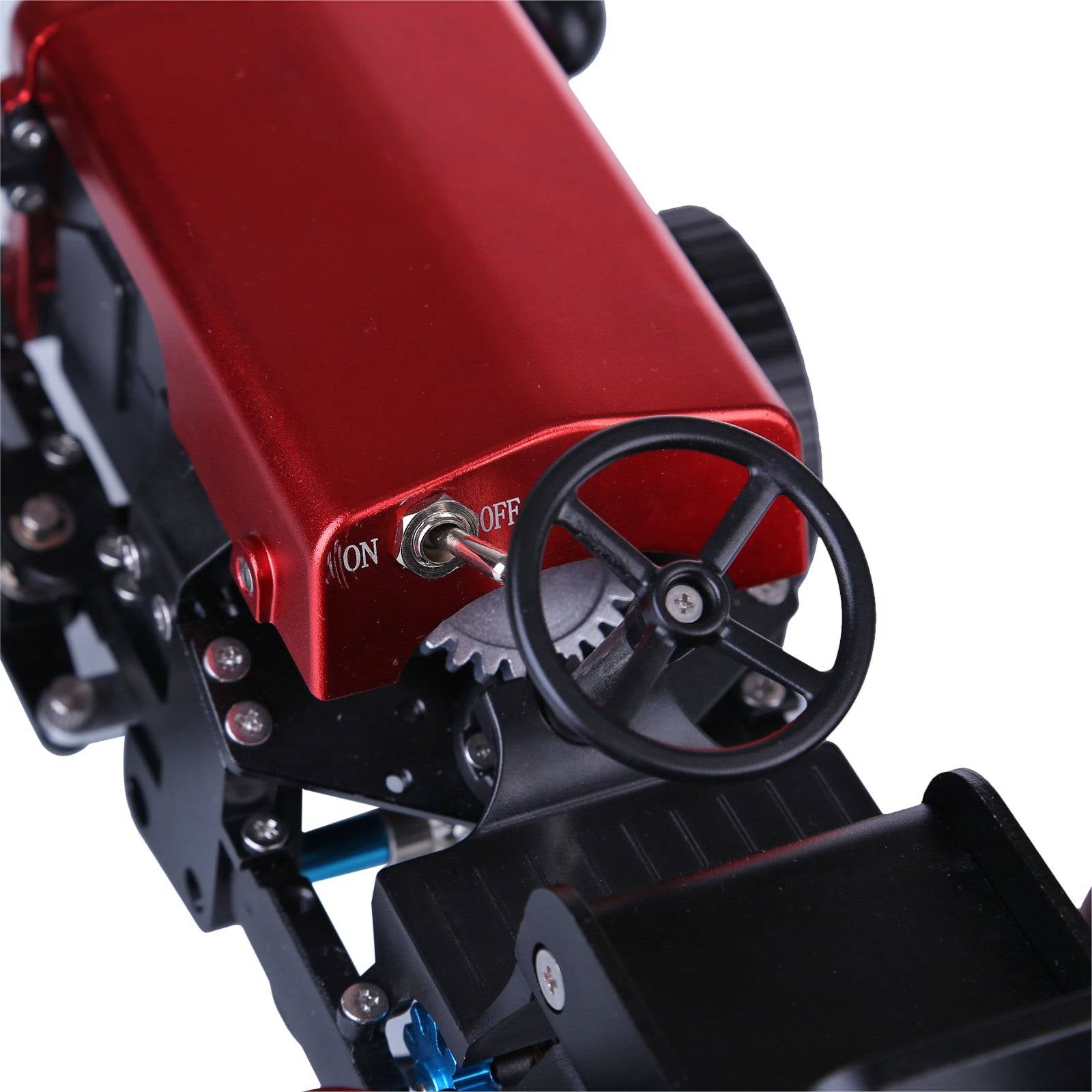 Mini APP Controlled Electric Metal Red Tractor Model(423Pcs)