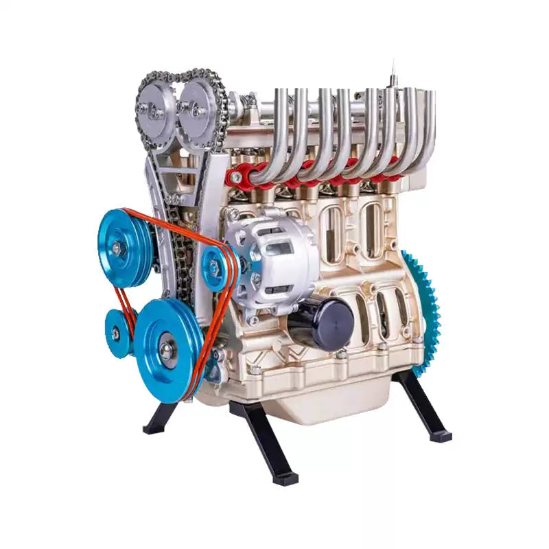 Inline 4-cylinder Car Engine Model Kit