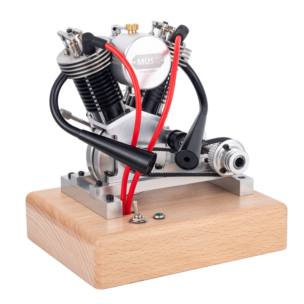 Hoglet V-Twin 4-Stroke Kick-Start Gasoline Motorcycle Engine Model