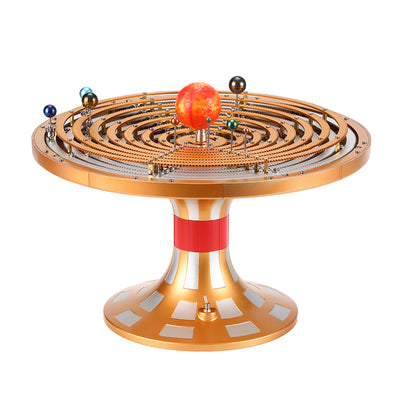 Metal Mechanical Solar System Model Kit Dynamic Orbital Desk Ornament（600+PCS）