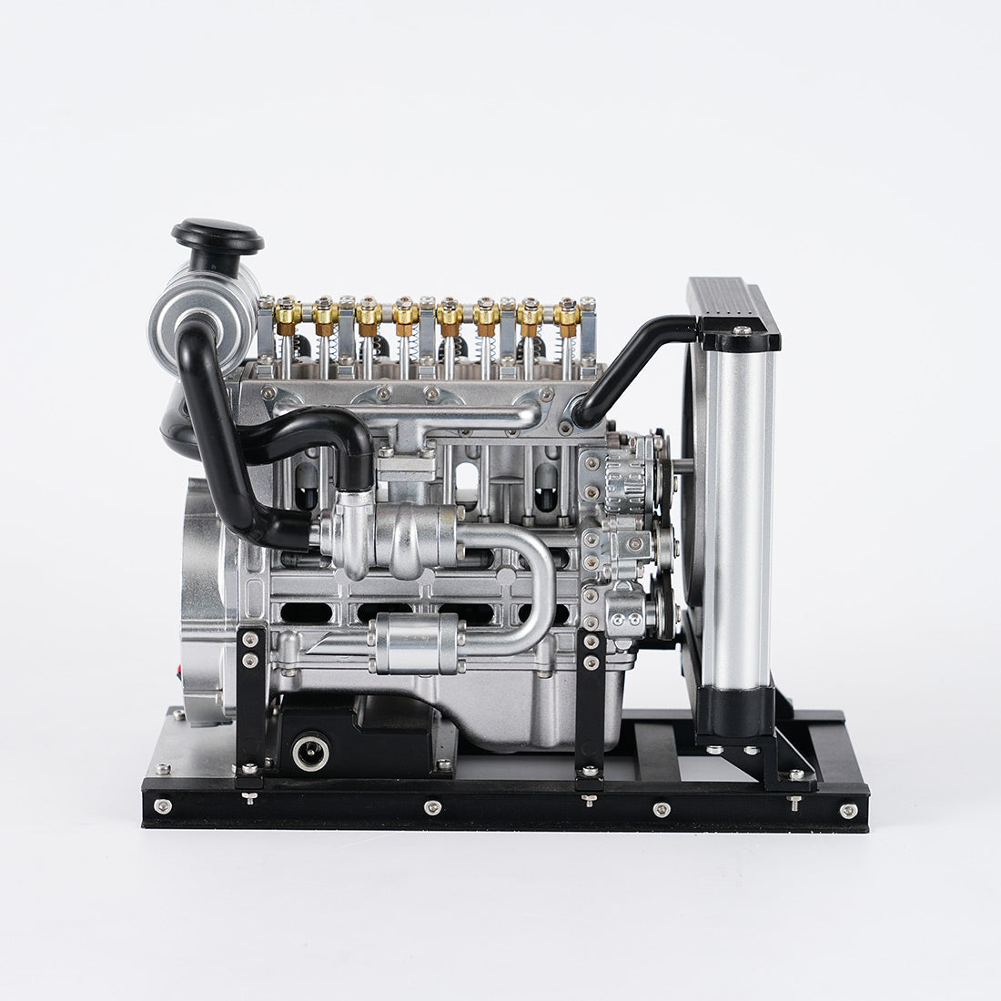 1/10 Mini Metal OHV Inline Four-Cylinder Diesel Engine Model (300+PCS)