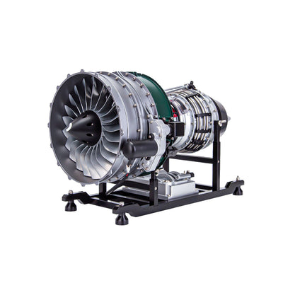 1/10 Mechanical Dual-Spool Turbofan Engine Model Kit（1000+Pcs）