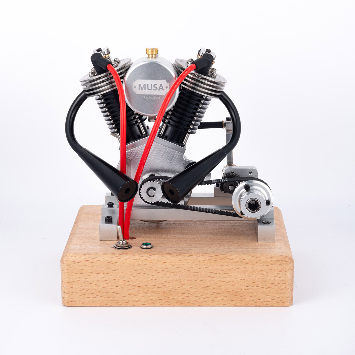 Hoglet V-Twin 4-Stroke Kick-Start Gasoline Motorcycle Engine Model