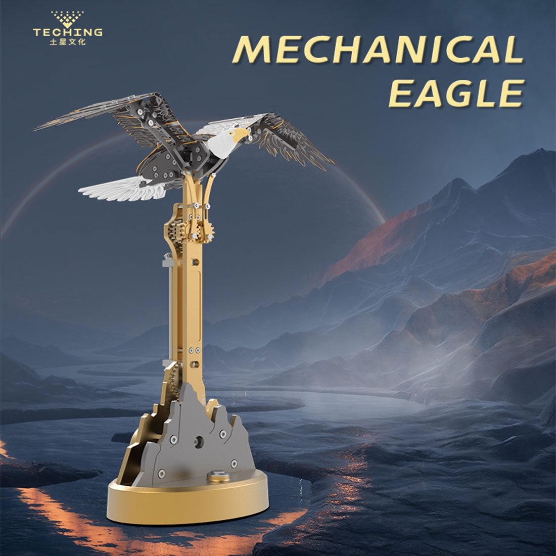 American Bald Eagle Haliaeetus Leucocephalus Model Kit（240Pcs）