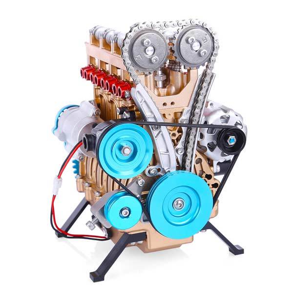 Inline 4-cylinder Car Engine Model Kit