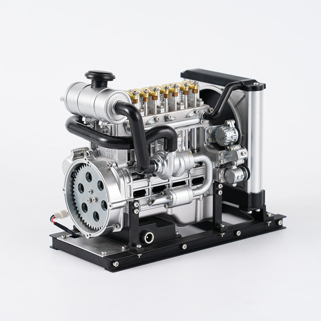 1/10 Mini Metal OHV Inline Four-Cylinder Diesel Engine Model (300+PCS)