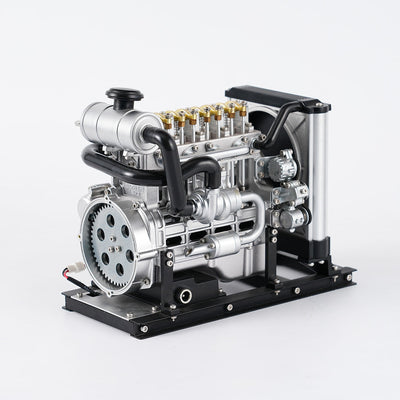 1/10 Mini Metal OHV Inline Four-Cylinder Diesel Engine Model (300+PCS)