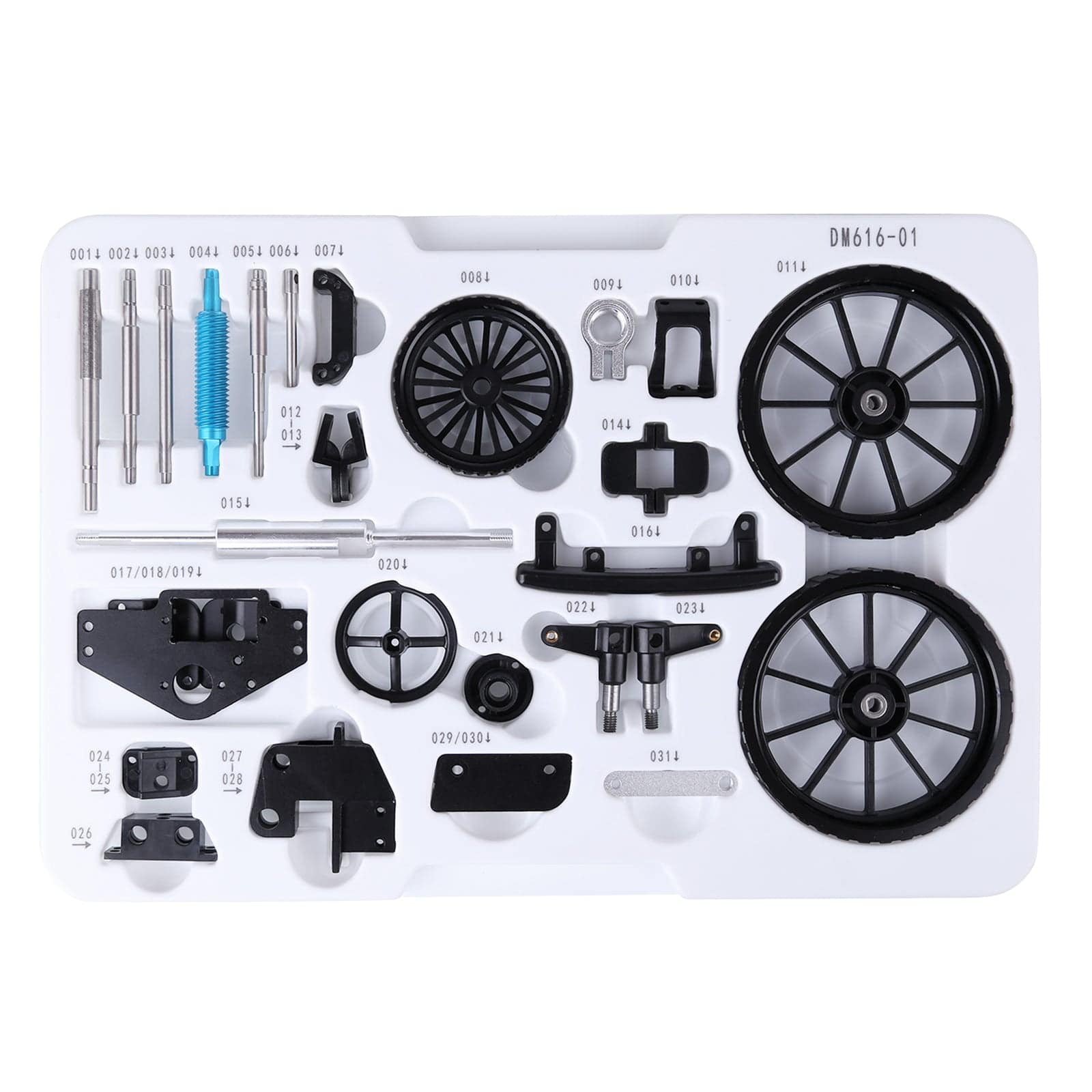 Mini APP Controlled Electric Metal Red Tractor Model（423Pcs）