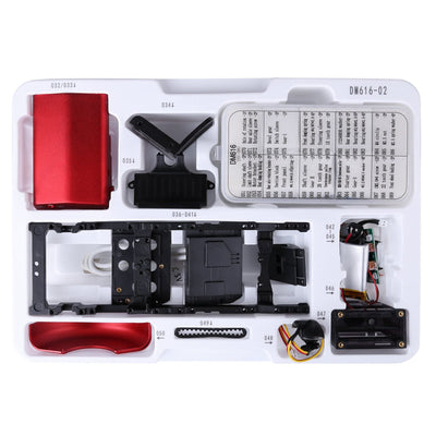 Mini APP Controlled Electric Metal Red Tractor Model（423Pcs）