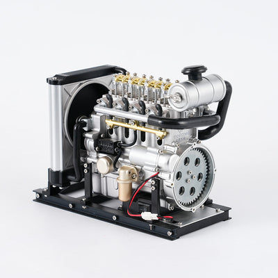 1/10 Mini Metal OHV Inline Four-Cylinder Diesel Engine Model (300+PCS)