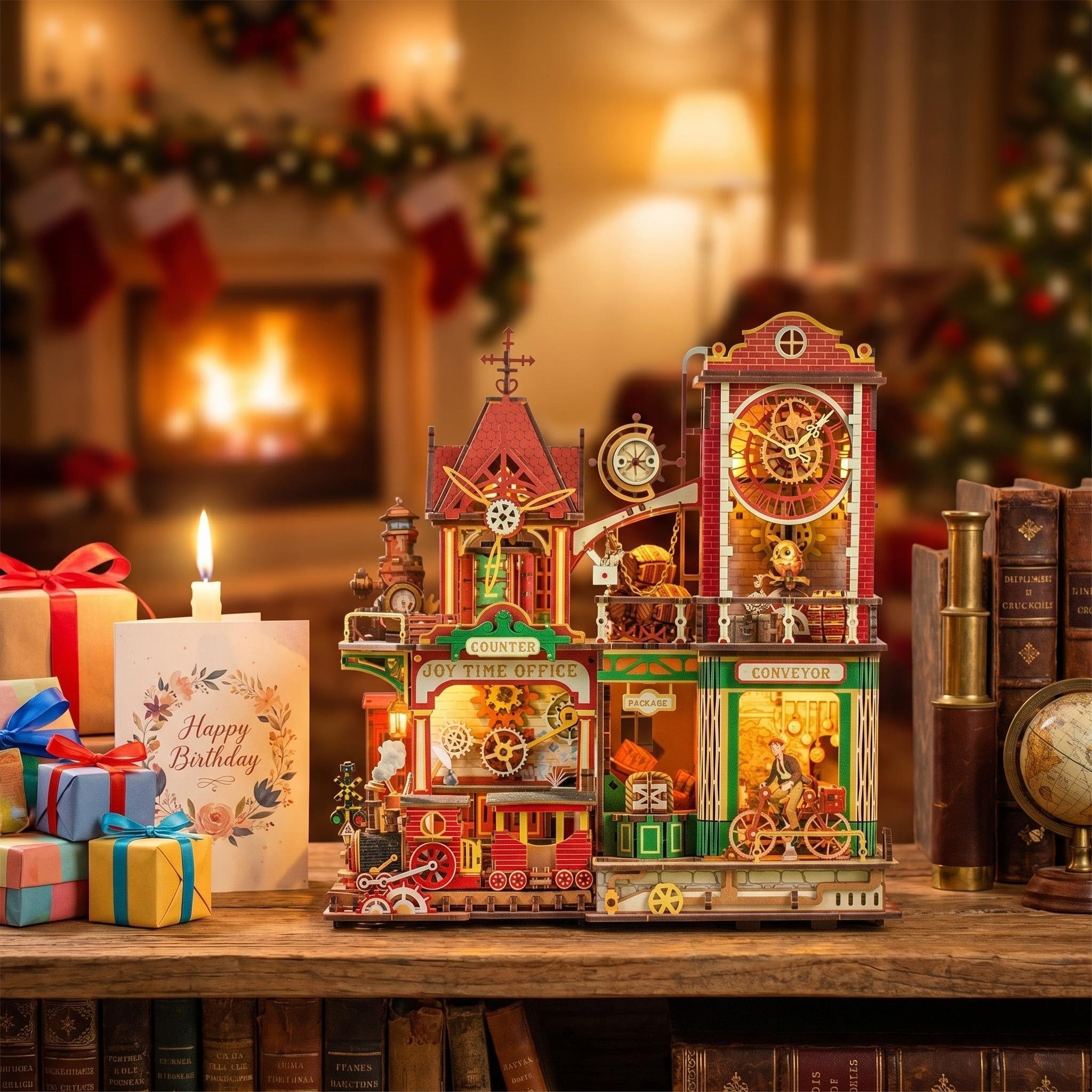 Time Post Office 3D Wooden Puzzle