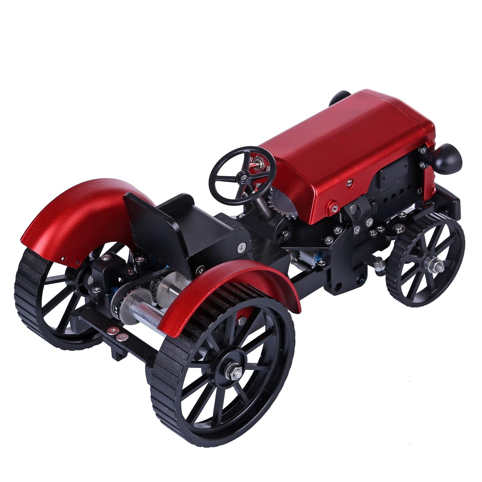 Mini APP Controlled Electric Metal Red Tractor Model（423Pcs）