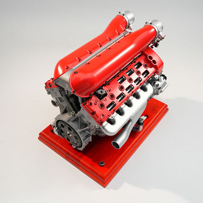 1/4 V12 Visible Electric Supercar Engine DIY Metal Kit（800+PCS）