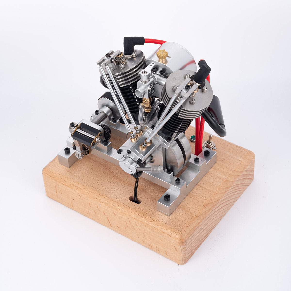 Hoglet V-Twin 4-Stroke Kick-Start Gasoline Motorcycle Engine Model