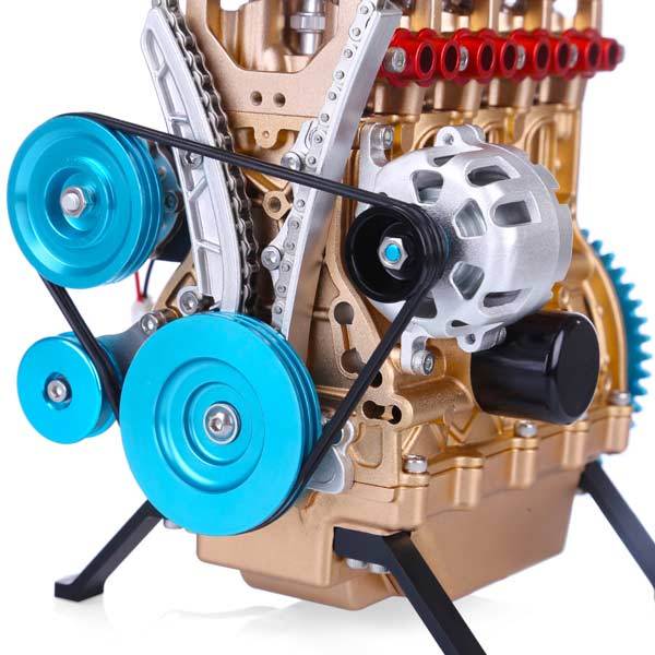 Inline 4-cylinder Car Engine Model Kit