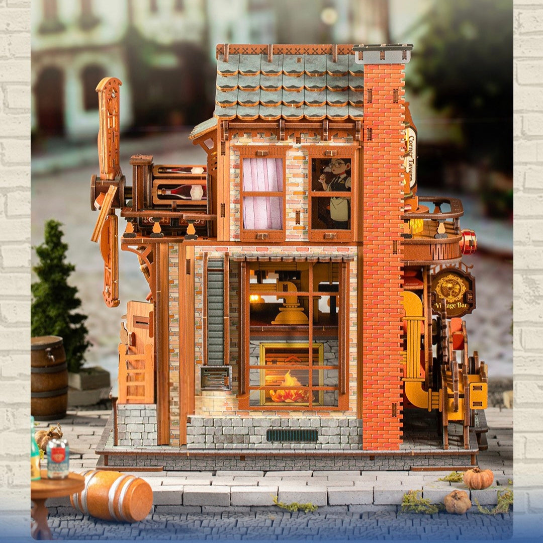 Corner Tavern 3D Wooden Puzzle