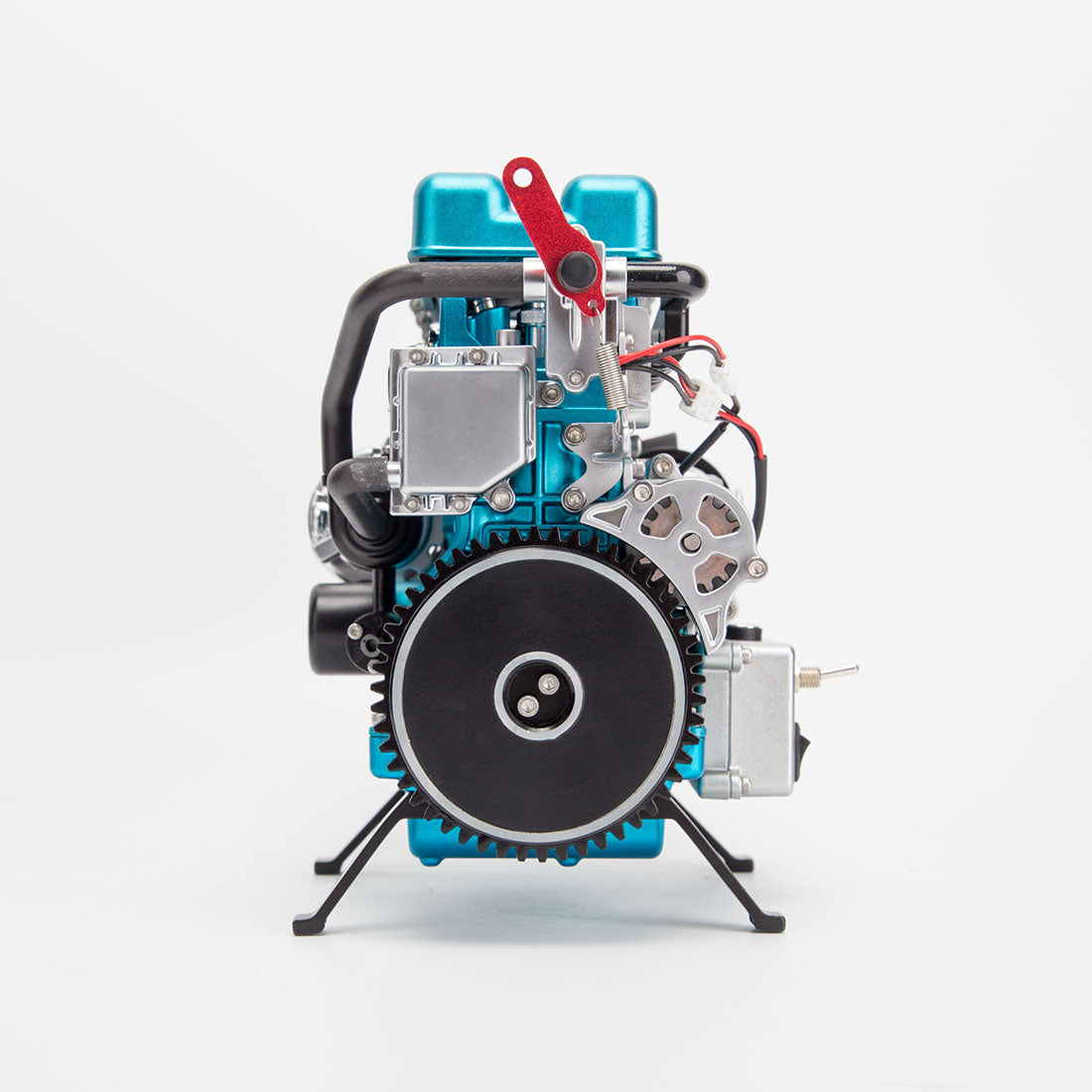 L4 Car Engine 3D Metal Turbocharged Mechanical Engine Kit  (364+PCS)