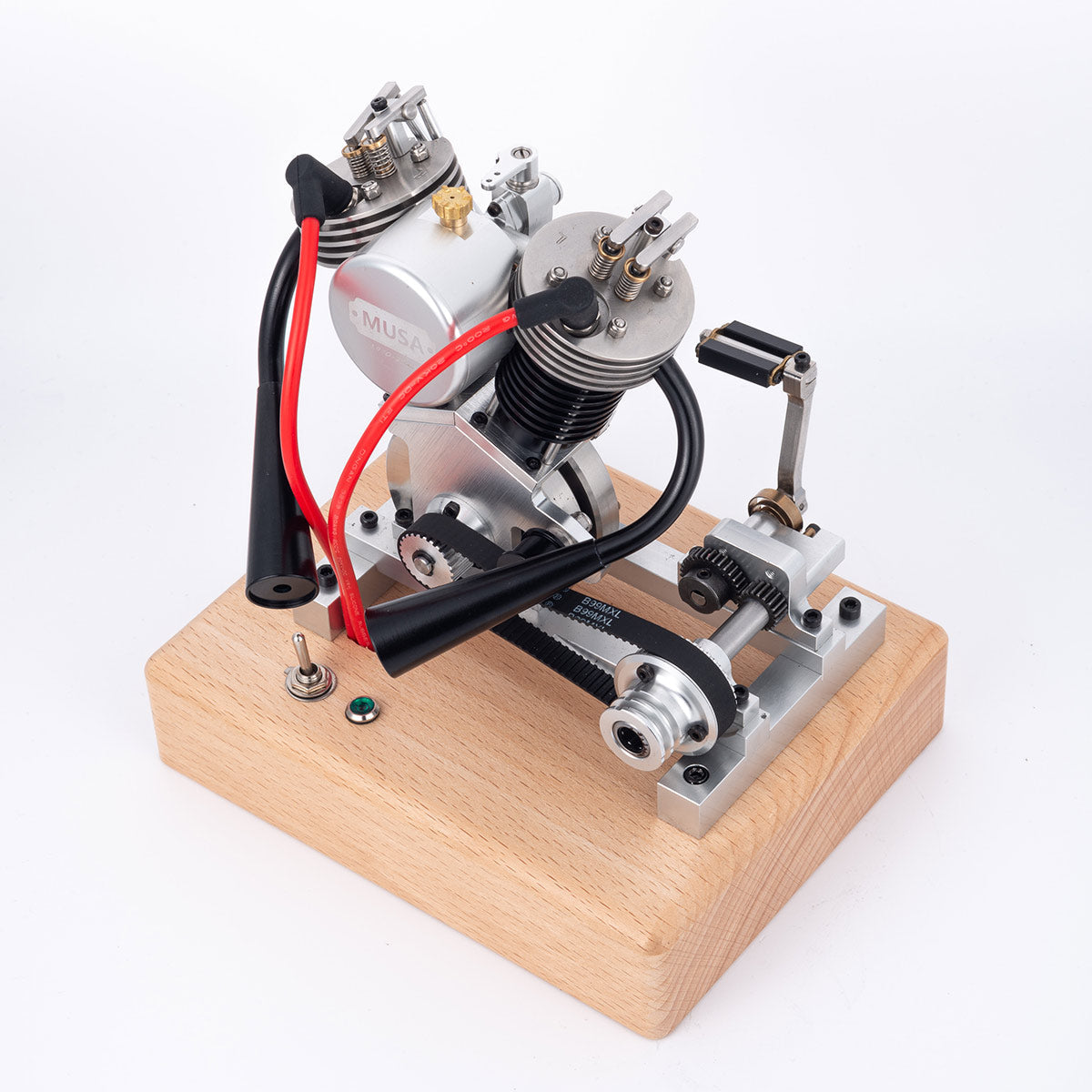 Hoglet V-Twin 4-Stroke Kick-Start Gasoline Motorcycle Engine Model