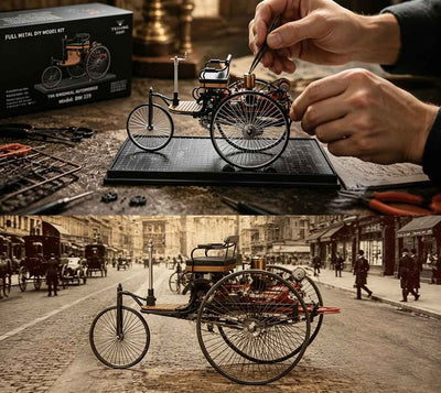 World's 1st Car 3D Metal Model Building Kits（430pcs）
