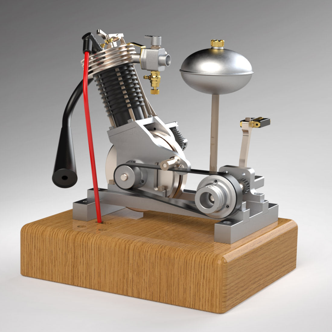 Hoglet V1 Single-Cylinder 4-Stroke Gasoline Realistic Motorcycle Internal Combustion Engine