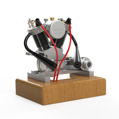 Hoglet V-Twin 4-Stroke Kick-Start Gasoline Motorcycle Engine Model