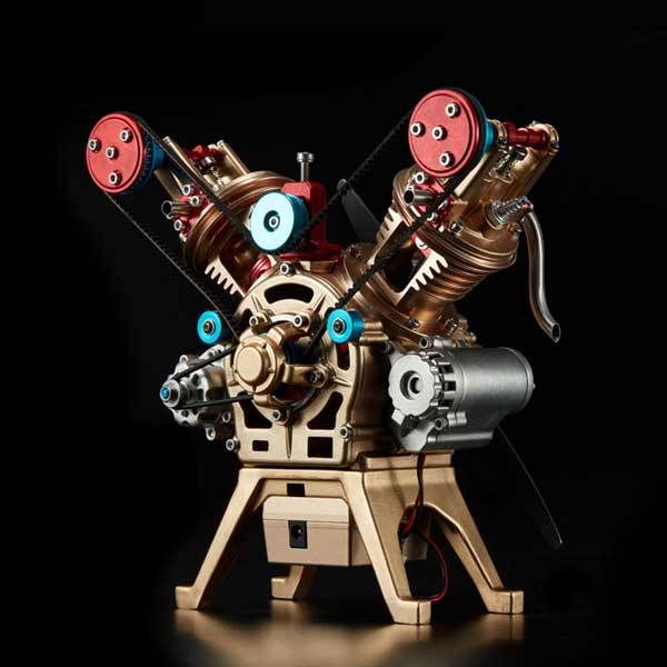 All metal Mini V2 Engine Model Kit