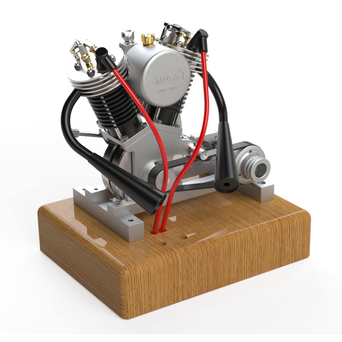 Hoglet V-Twin 4-Stroke Kick-Start Gasoline Motorcycle Engine Model