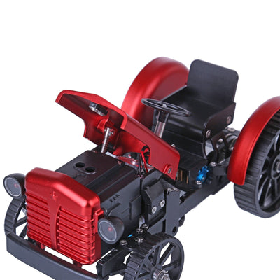 Mini APP Controlled Electric Metal Red Tractor Model（423Pcs）