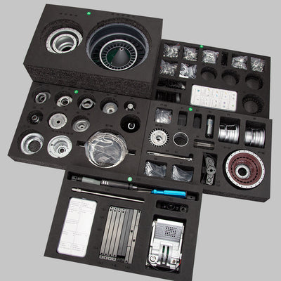 1/10 Mechanical Dual-Spool Turbofan Engine Model Kit（1000+Pcs）