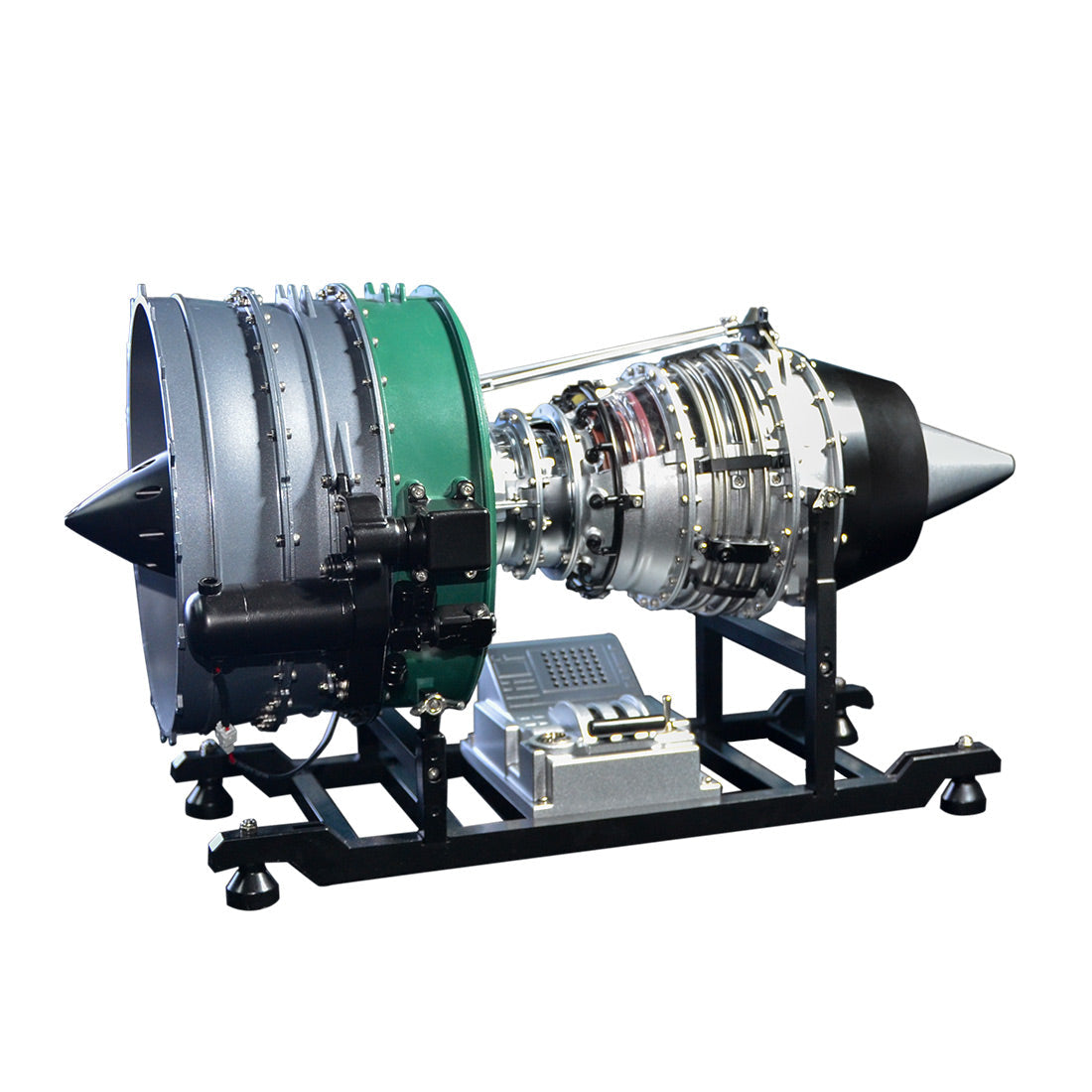 1/10 Mechanical Dual-Spool Turbofan Engine Model Kit（1000+Pcs）