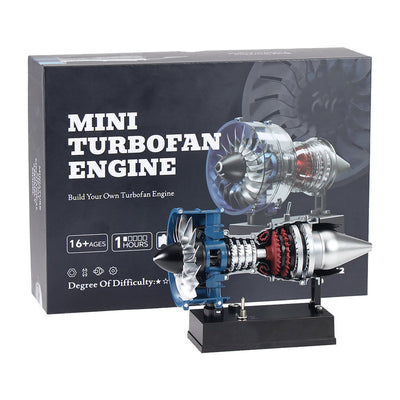 Mini Turbofan Metal Mechanical Engine Kit  (170PCS+)