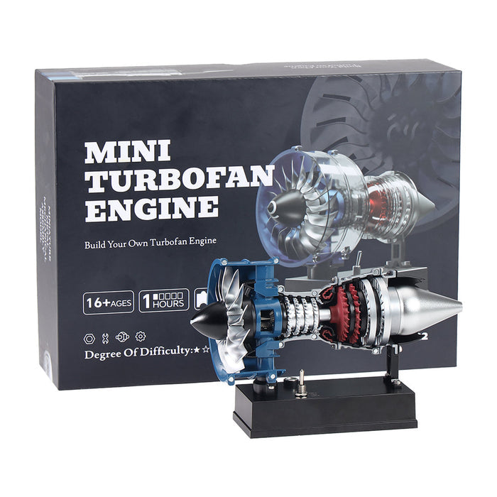 Mini Turbofan Metal Mechanical Engine Kit  (170PCS+)